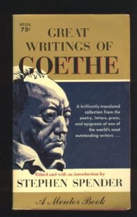 Image of Great Writings of Goethe