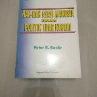 Image of Hak Asasi Manusia dalam Politik Luar Negeri