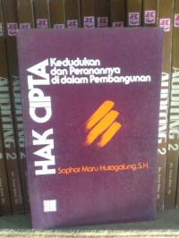 Image of Hak Cipta: Kedudukan dan Peranannya dalam Pembangunan