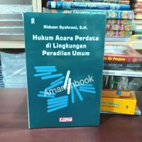 Image of Hukum Acara Perdata di Lingkungan Peradilan Umum