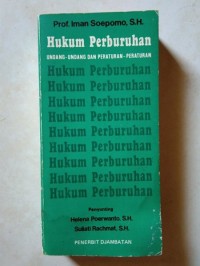 Image of Hukum Perburuhan: Undang-undang dan Peraturan-peraturan