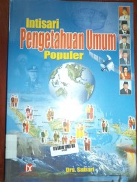 Image of Intisari Pengetahuan Umum Populer