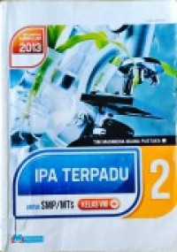 Image of IPA Terpadu [Jilid 2]: untuk SMP/MTs Kls. VIII [ Implementasi Kur. th. 2013]
