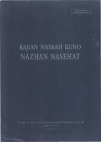 Image of Kajian Nilai Budaya Naskah Kuno Nazhan Nasehat