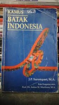 Image of Kamus Batak - Indonesia