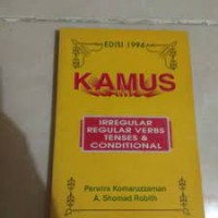 Image of Kamus : Irregular, Regular Verb, Tenses dan Conditional