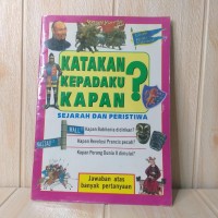 Image of Katakan Kepadaku Kapan? : Sejarah dan Peristiwa