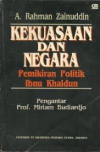 Image of Kekuasaan dan Negara: Pemikiran Politik Ibnu Khaldun