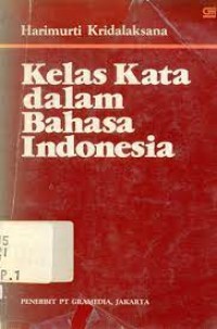 Image of Kelas Kata dalam Bahasa Indonesia