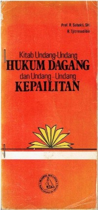 Image of Kitab Undang-undang Hukum Dagang dan Undang-undang Kepailitan