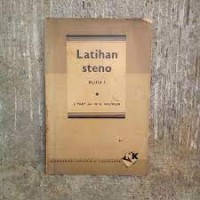 Image of Latihan Steno [Djilid 2]: untuk Idjazah Praktek Stenografi Kantor- B & C [S.M.E.P. - S.M.E.A. & Kursus-kursus Dagang di Indonesia