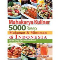 Image of Mahakarya Kuliner : 5000 Resep Makanan dan Minuman di Indonesia