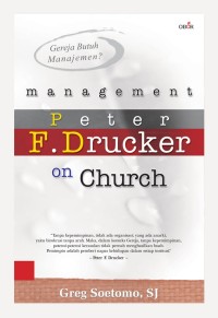 Image of Management Peter F. Drucker on Church=Gereja Butuh Manajemen?