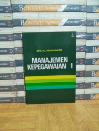 Image of Manajemen Kepegawaian [Jilid 1]
