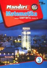 Image of Mandiri Matematika Mengasah Kemampuan Diri [Jilid 3]: untuk SMP/MTs Kls. IX