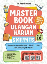 Image of Master Book Ulangan Harian SMP/MTs: untuk kls IX