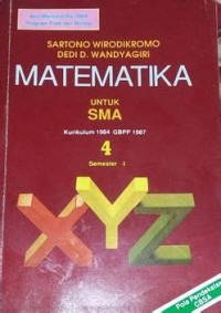 Image of Matematika [Jilid 1]: untuk SMA Kls. 1 Sem. 1 [Kur. th. 1984 - GBPP th. 1987]