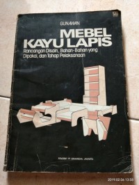 Image of Mebel Kayu Lapis: Rancangan Disain, Bahan-bahan yang dipakai, & Tahap Pelaksanaan