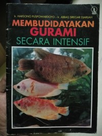 Image of Membudidayakan Gurami Secara Intensif