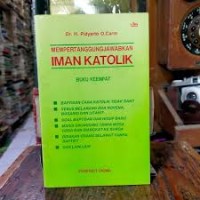Image of Mempertanggungjawabkan Iman Katolik [Buku ke-4]