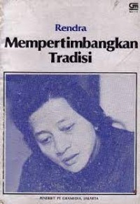 Image of Mempertimbangkan Tradisi : Kumpulan Karangan
