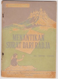 Image of Menantikan Surat dari Radja [832]
