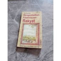 Image of Mengembalikan Kepercayaan Rakyat