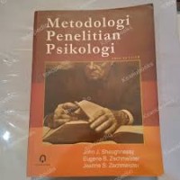 Image of Metodologi Penelitian Psikologi
