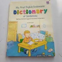 Image of My first English/Indonesian Dictionary of Sentences