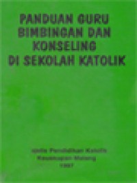 Image of Panduan Guru Bimbingan dan Konseling di Sekolah Katolik