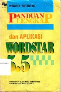 Image of Panduan Lengkap & Aplikasi Wordstar 5.5