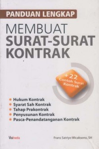 Image of Panduan Lengkap Membuat Surat-surat Kontrak