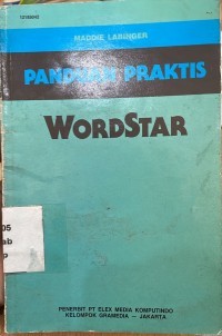Image of Panduan Praktis Wordstar