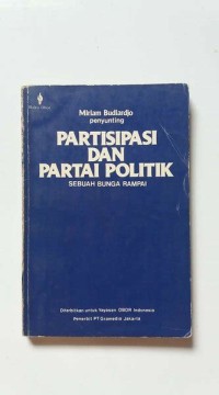 Image of Partisipasi dan Partai Politik: Sebuah Bunga Rampai