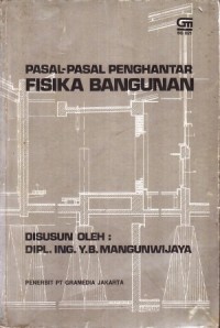 Image of Pasal-pasal Pengantar Fisika Bangunan