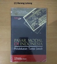 Image of Pasar Modal di Indonesia: Pendekatan Tanya Jawab