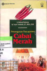 Image of Teknologi Tepat Guna: Penanganan Pascapanen Cabai Merah