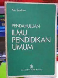 Image of Pendahuluan Ilmu Pendidikan Umum