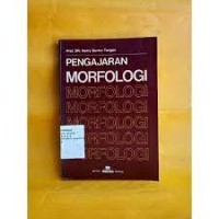 Image of Pengajaran Morfologi