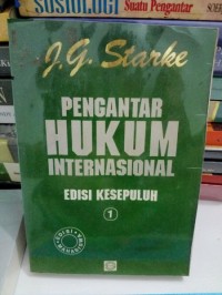 Image of Pengantar Hukum Internasional [Jilid 1]