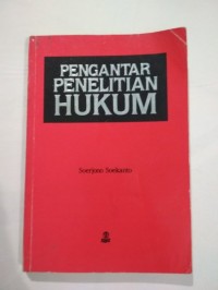 Image of Pengantar Penelitian Hukum
