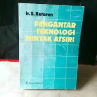 Image of Pengantar Teknologi Minyak Atsiri