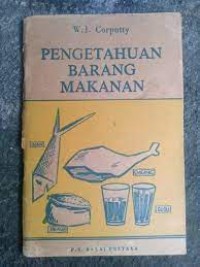 Image of Pengetahuan Barang Makanan: Kedjuruan Memasak