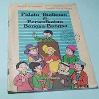 Image of Pidato Budiman di Perserikatan Bangsa-bangsa