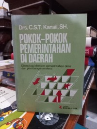 Image of Pokok-pokok Pemerintahan di Daerah [untuk Pelajar, Mahasiswa, Umum]