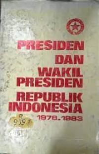 Image of Presiden dan Wakil Presiden Republik Indonesia th. 1978 - 1983