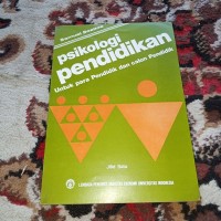Image of Psikologi Pendidikan: untuk Para Pendidik dan Calon Pendidik [Jilid 1]