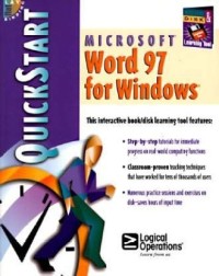 Image of Quick Start Microsoft Word 97 for Windows