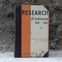 Image of Research di Indonesia 1945-1965 [Jilid 2]: Bidang Teknologi dan Industri