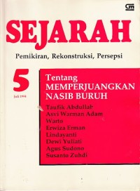 Image of Sejarah [Jilid 5]: Pemikiran, Rekonstruksi, Persepsi [Juli 1994]